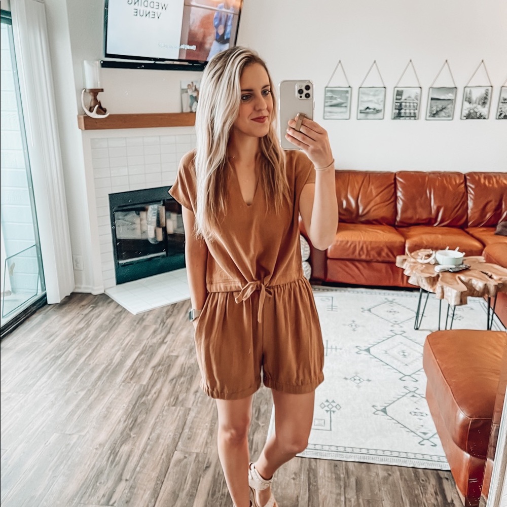 Two piece linen set